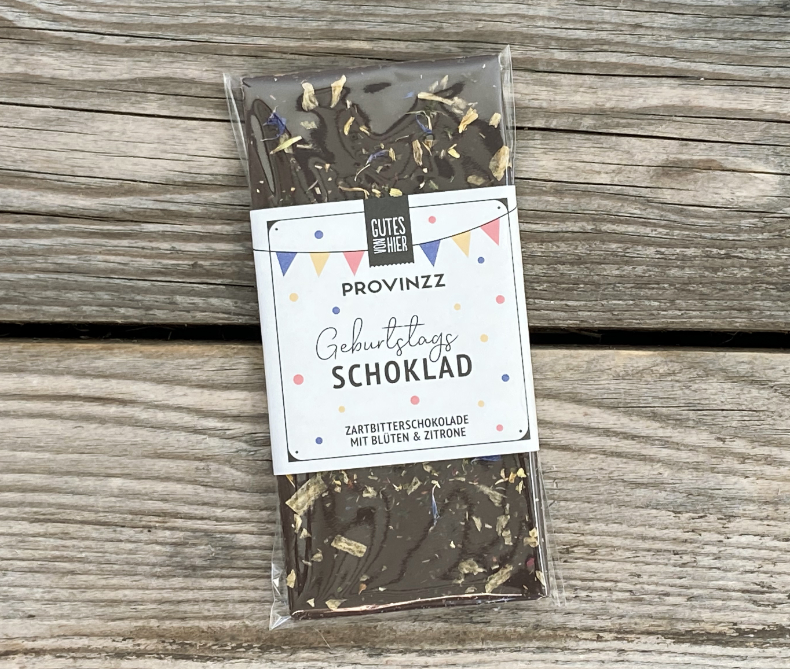Provinzz Geburtstags Schoklad 80g