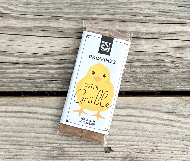 Provinzz Schokotafel Ostergrüßle 50g